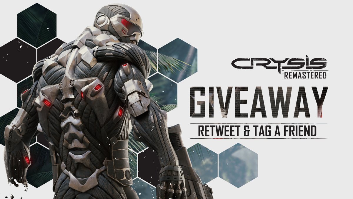 Let's celebrate the end of the week by giving out a load of Crysis Remastered keys!

Retweet and tag a friend to have a chance to win a PC, PlayStation or Xbox Crysis Remastered key.

And don't forget to check our socials next week 😉