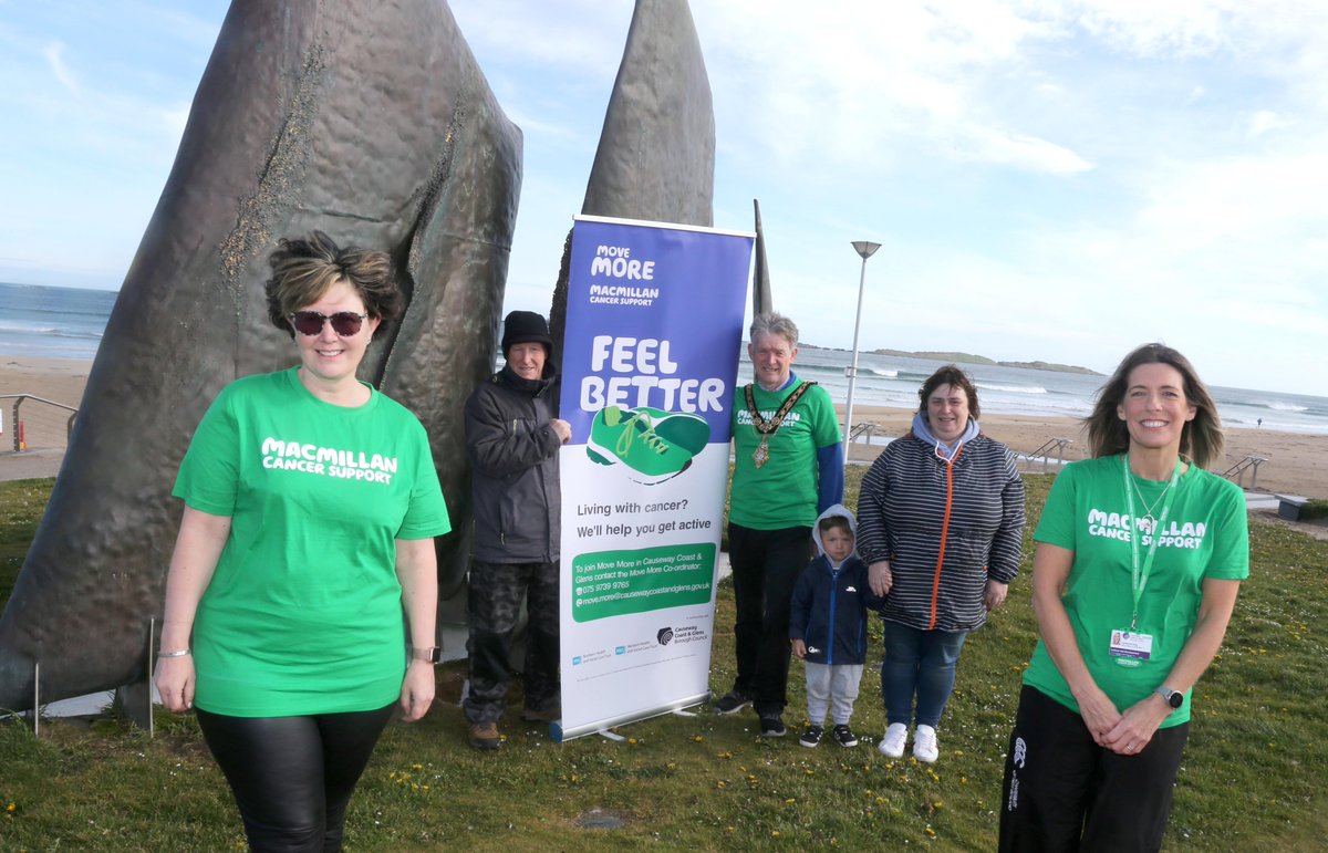 CausewayCouncil's tweet image. 🚶 Did you know it’s National Walking Month?

This week, the Mayor Alderman Mark Fielding joined our Macmillan Move More Coordinator and her Walking Group in Portrush.

👉 Read the full story here bit.ly/3hrNsRd

@MoveMoreNI @MacmillanNI @CCAGTourismTeam @VisitCauseway