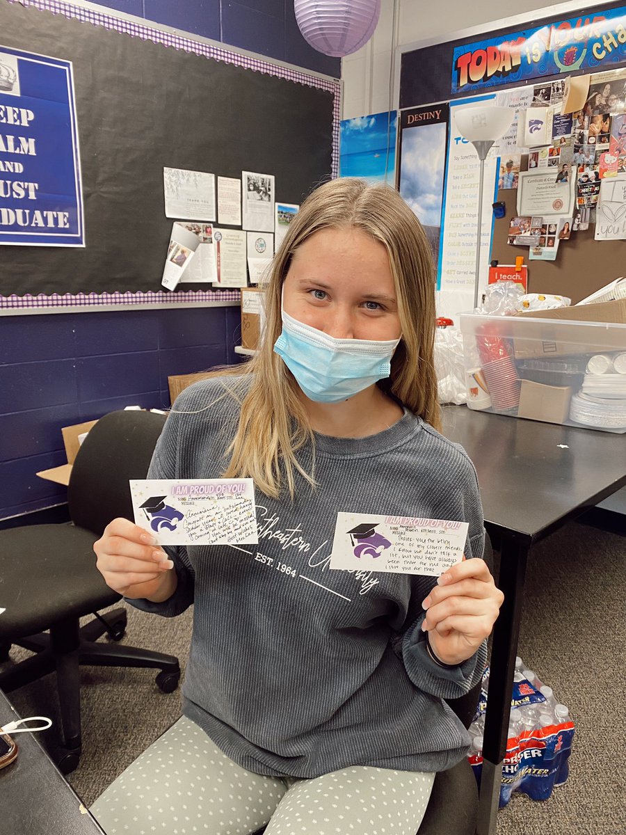 wildcatsenate's tweet photo. This week senate sent out senior shoutouts written by students and staff members. We love our seniors so much! 

Remember: once a wildcat, always a wildcat!💜💛 https://t.co/ZbOQn8b4Da