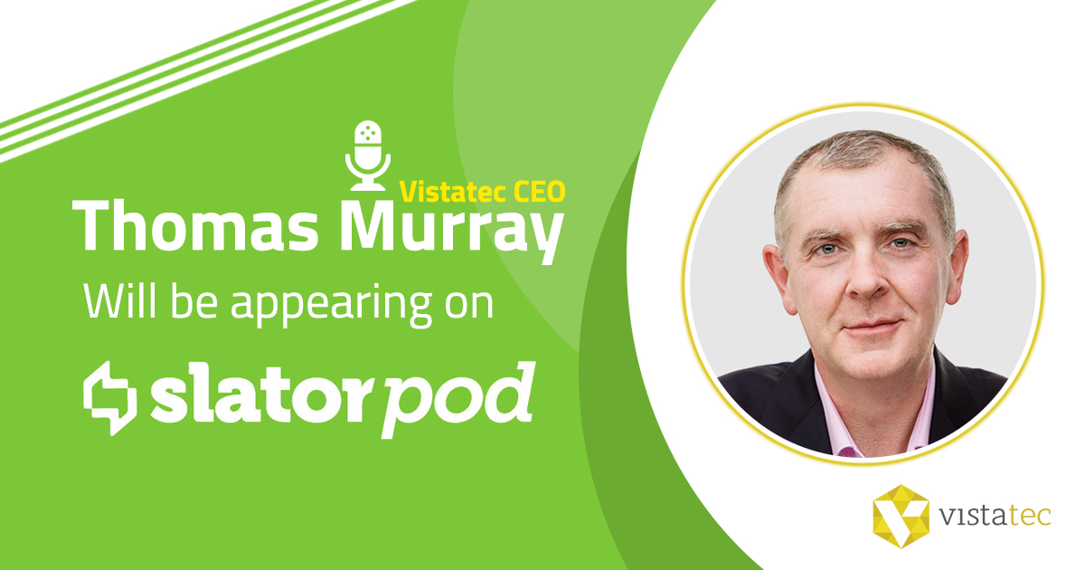 VistatecGlobal's tweet image. Vistatec is delighted to announce that our CEO, Thomas Murray will be a guest speaker on SlatorPod, May 20, 2021. #Slator #Vistatec #Podcast #Localization
