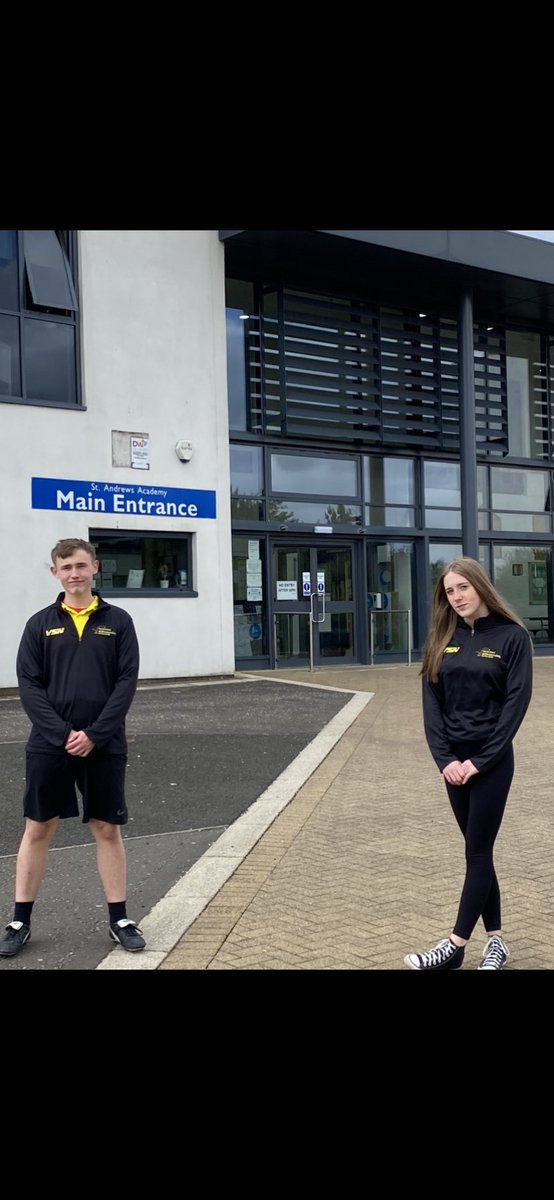 onerensport's tweet photo. Well done to our @StAndrewsAcadPE graduates from RSSE 2020/21. Callum &amp; Anna have shown great commitment &amp; as restrictions are being eased they are looking forward to deliver in person and use their online learning to offer quality opportunities. #RLLEADERSHIP https://t.co/5ffmwpYaZN