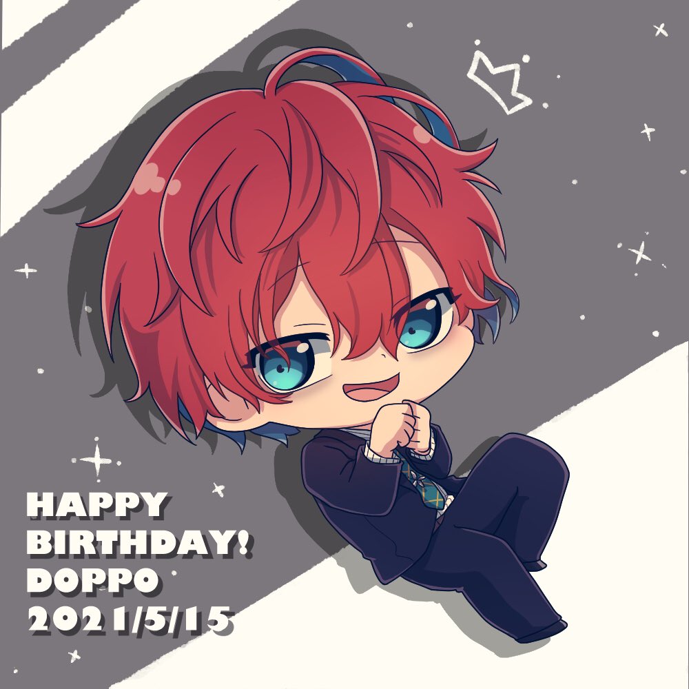 ヒプマイ 観音坂独歩誕生祭21 どっぽ誕生日おめでとうー 幸せな1年になり ねりあめぼーやのイラスト