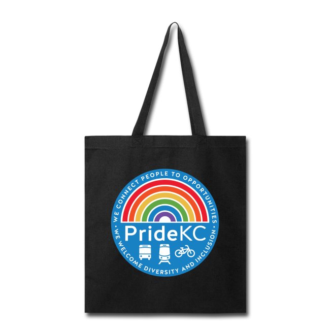 RideKCTransit's tweet photo. Looking for some #PRideKC transit gear ahead of Pride Month? Everything in the RideKC Shop is 20% off through Sunday May 16! We've got stickers, totes, tops and more. https://t.co/6PPBzZlVOS https://t.co/1sENSL7Cym