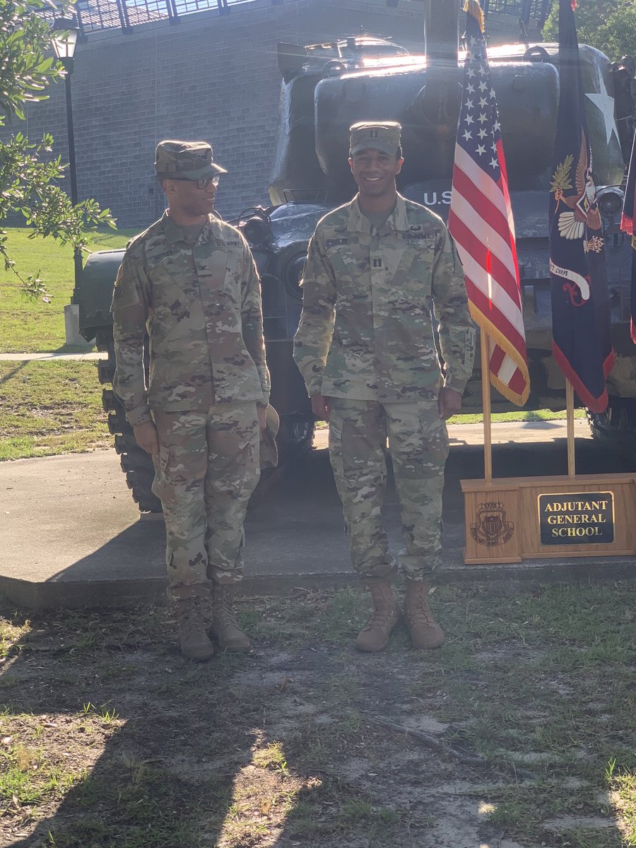 AGS_CMDT's tweet image. There is no better way to start a Friday than to have the honor of promoting two AG CCC students to the rank of Captain! #mysquad #defendandserve