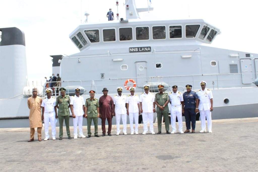 New Nigerian Navy Ship Stops Over In Ghana. Greeted By Ghanaian