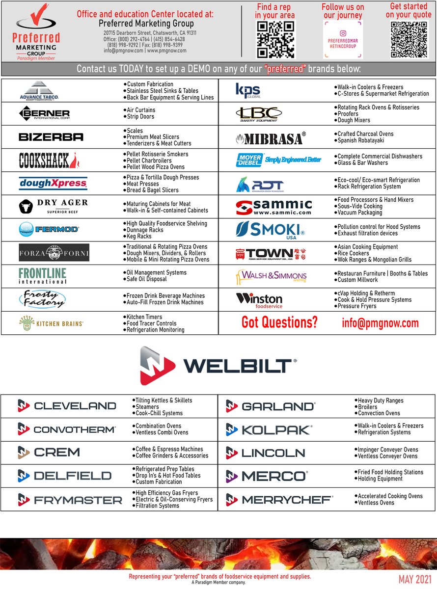 Check out our LINE CARD to find out how Preferred Marketing Group can help you today!
Download the full PDF here: sforce.co/3ogCUG8