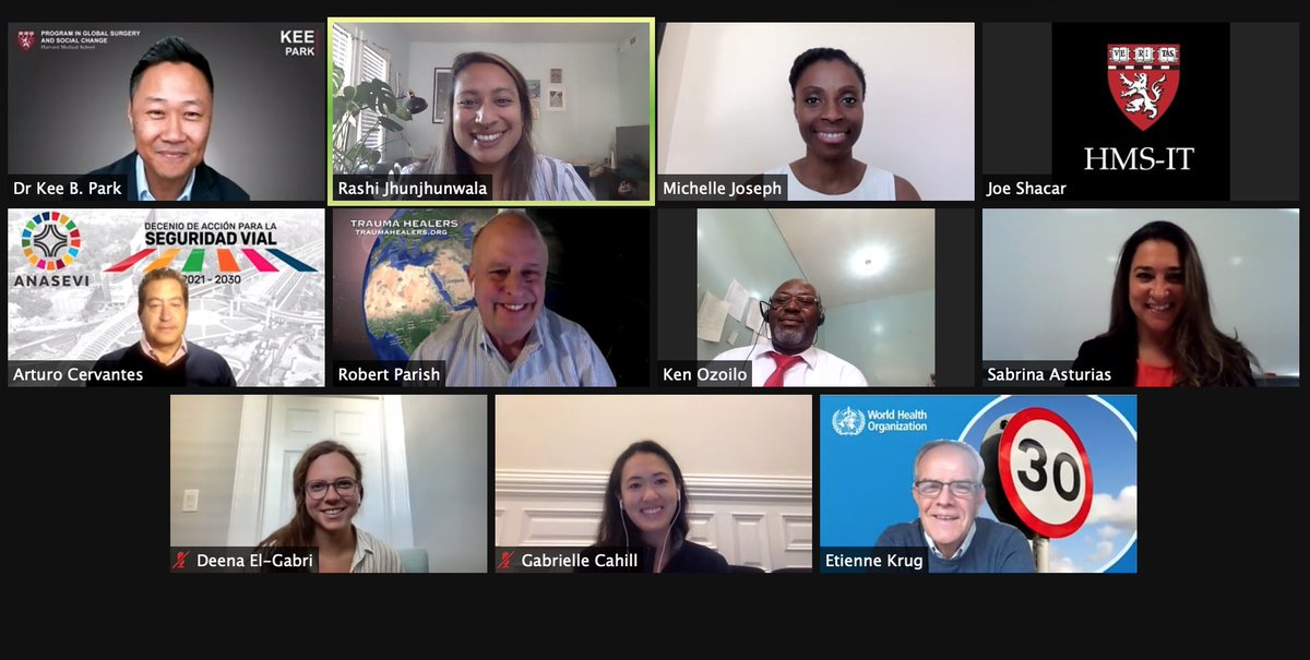 rashijjw's tweet photo. Was the highlight of my month to support the production of this incredible webinar on the Comprehensive Care of #RoadTrafficInjuries and upcoming release of  #TraumaHealers documentary.  Thank you to ~1000 attendees and incredible panelists! More to come... https://t.co/tYs0BvDvNF