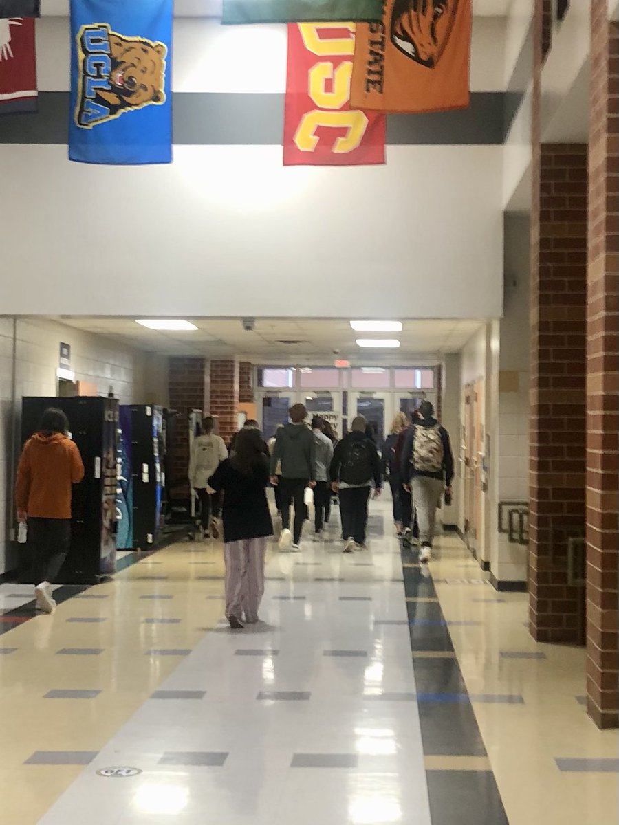 Off they go to the AP exam...so proud of these kids! #rcisdJOY #rchsAPBio