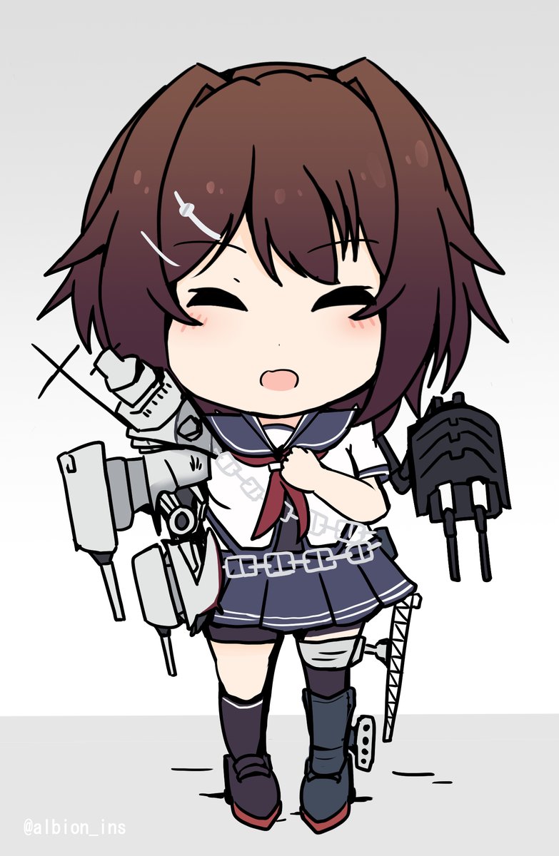 艦これ「古鷹改二_SDです!
1h25m

#古鷹
#艦これ版深夜の真剣お絵描き60分一」|あるびおん▽【準備期間】のイラスト