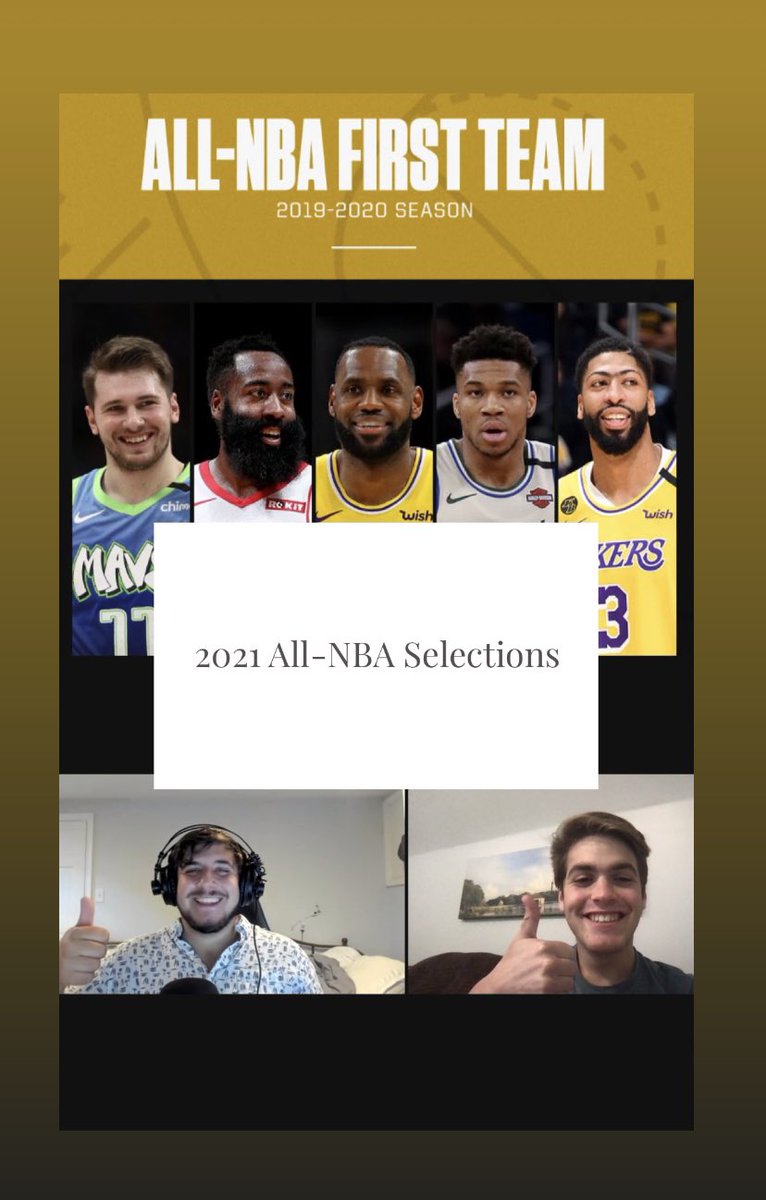 The Fastbreak (@thefastbreakp) on Twitter photo Check out our newest pod where <a href="/AaronKP27/">Aaron Kirkpatrick</a> and <a href="/mikestein__/">Michael Stein</a> give their picks for the ALL-NBA TEAMS Check out our newest pod where <a href="/AaronKP27/">Aaron Kirkpatrick</a> and <a href="/mikestein__/">Michael Stein</a> give their picks for the ALL-NBA TEAMS