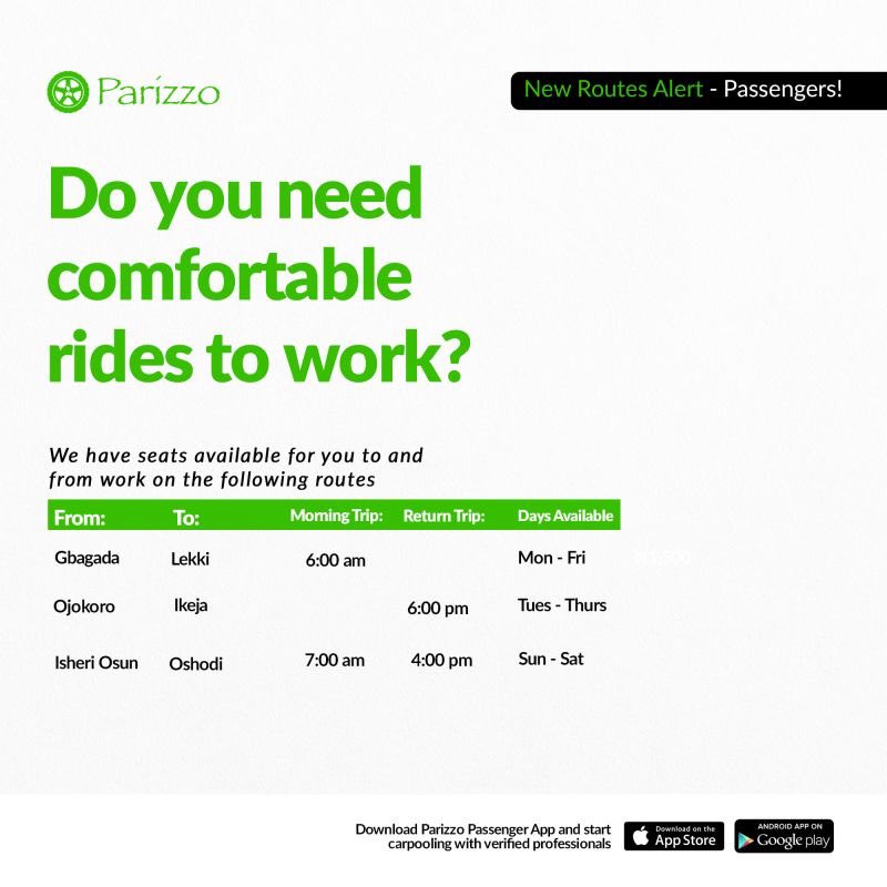 ParizzoCarpool's tweet photo. We have newly available car seats and passengers on these routes.👇

Join now before they are all matched!
#carpool #rideshare https://t.co/gu7ez718j2