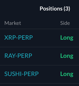 crypto_q4's tweet photo. Big weekend $XRP $RAY $SUSHI https://t.co/NReYCcMPDZ