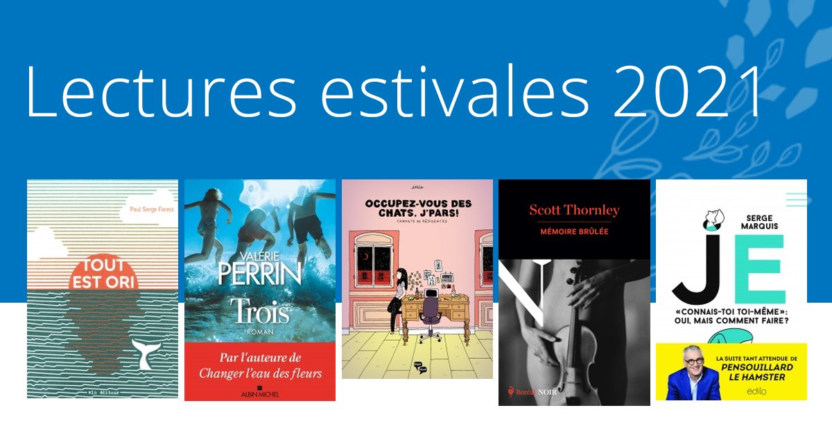 les_libraires's tweet photo. Pour s'assurer de passer un bel été, voici une liste de livres à considérer. Il suffit de tourner les pages pour accéder au meilleur de la saison! https://t.co/9uHPv32Q2Y
@VLB_editeur @AlbinMichel @editionspowpow @EditionsBoreal  

#thématiquesLesLibraires https://t.co/RrfB2LRYQE