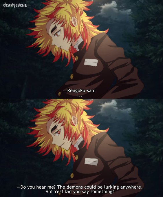 vanes ∞さんがTwitterに投稿した煉獄杏寿郎(鬼滅の刃)のイラスト。