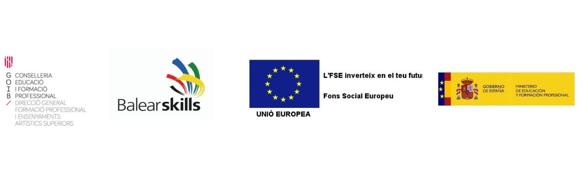 Els jurats ja han deliberat! En la modalitat de Desenvolupament web, el guanyador és en Christian Sansó. En la modalitat d'Administració de sistemes en xarxa, ens representarà a Madrid,  n'Adrián Cuevas. 
Els dos alumnes del IES Manacor. Enhorabona!
 #FP #FPBalears #FBalearskills