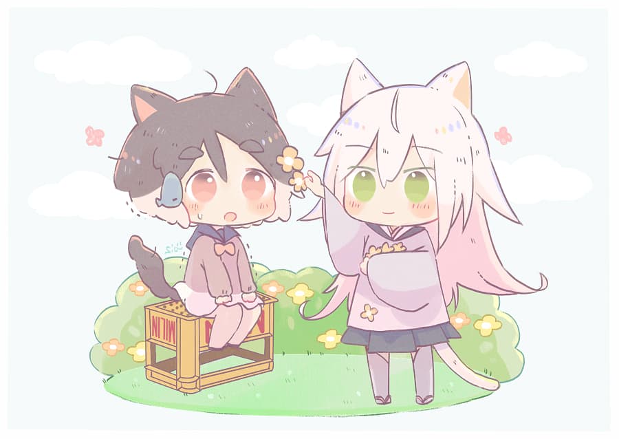 「🐈🌼いつもありがと🌼🐈 」|sia.🧸skebやってます🌼のイラスト