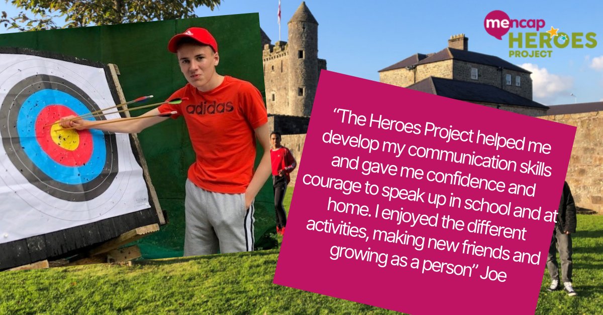 “The Heroes Project helped me develop my communication skills and gave me confidence &amp; courage to speak up in school and at home." Joe took part in the HEROES youth project.  Join the next group of young HEROES in Fermanagh
Click for more information 👉 bit.ly/2PE3mKs