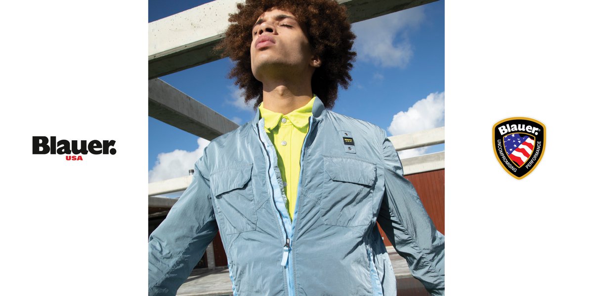 Blauer_USA's tweet photo. Garment-dyed nylon jacket with an iridescent effect.

#Blauer #BlauerUsa #SpringSummer021 #SS021 #NylonJacket https://t.co/asn2cv9oRG