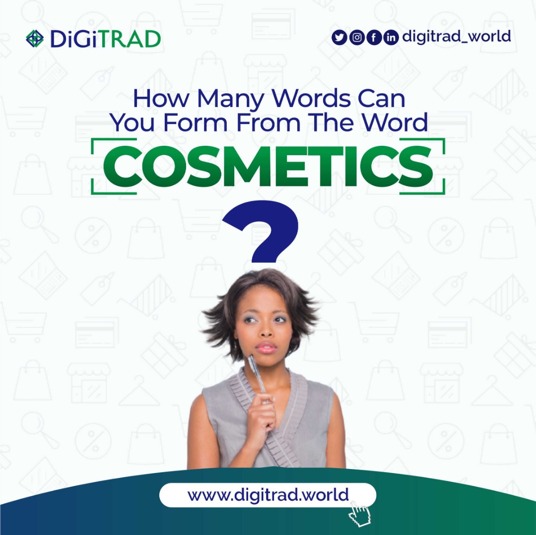 digitrad_world's tweet photo. It's the weekend. Let's have some fun.

How many words can you make out of COSMETICS?

Let us know in the comments.

Remember to check out DiGiTRAD here https://t.co/2xY1tyYIjJ for must have Japanese Beauty products. https://t.co/zy93U8wirN