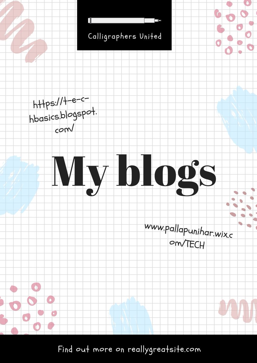 TECHBlogger17's tweet image. PLEASE READ MY BLOGS
LINK:
t-e-c-hbasics.blogspot.com