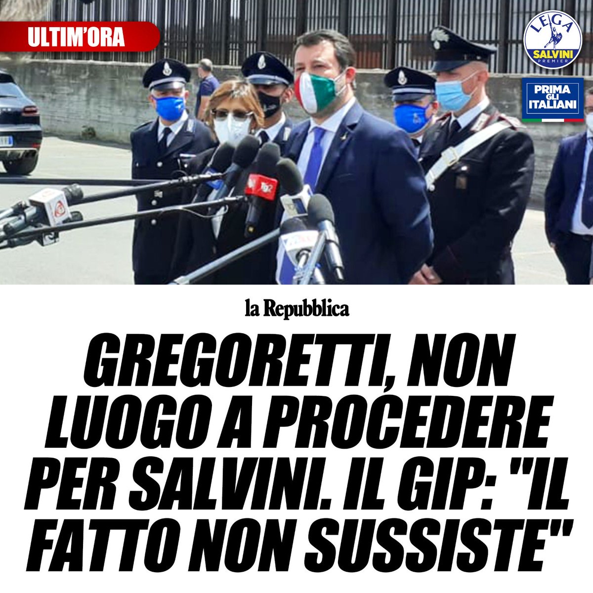 Una bella notizia! Sempre al tuo fianco! Forza Matteo!
#Gregoretti