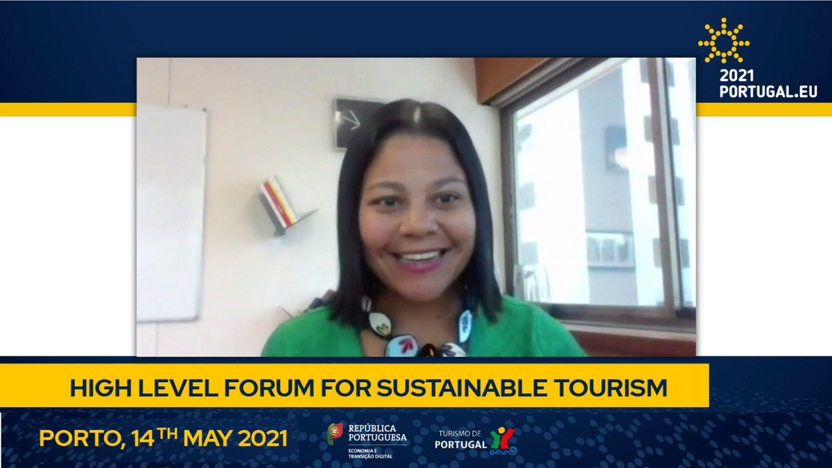 NataliaBayona's tweet photo. . “50% of #young talented minds working in #tourism only have secondary skills. If we want a #powerful economic sector, #Innovation & #education are 🔑 to improve their skills & help them to create a #entrepreneurial state of mind” Today at #HighLevelForum @2021PortugalEU 🇵🇹 🇺🇳 https://t.co/XAY0P73Wwn