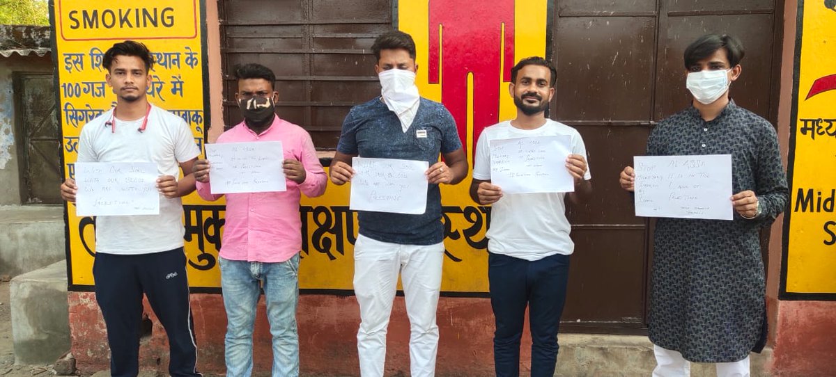 msf4Jharkhand's tweet photo. Several msf leader/member. In different part of whole state are join in the online protest on the call of msf State Committee.

With our Soul , With our Blood
We are with you Palestine.

From Dhanbad , Jharkhand in the leadership of msf district committee.

#indialovepalestine https://t.co/8lqSmqIyI1