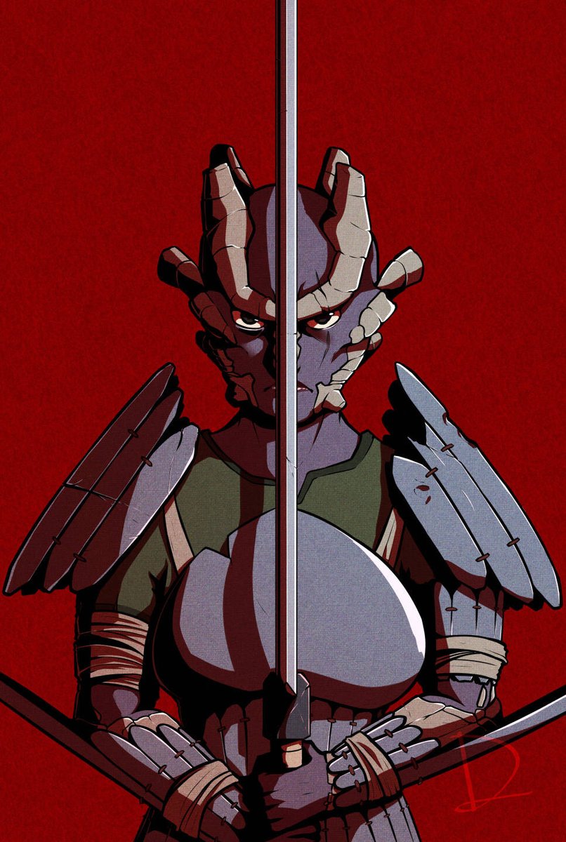 KenshiOfficial's tweet photo. "Hornless Honor" from Daniel Ayala https://t.co/Ai3pXql4uR #FanArtFriday #Kenshi https://t.co/7XeAqqxqZo
