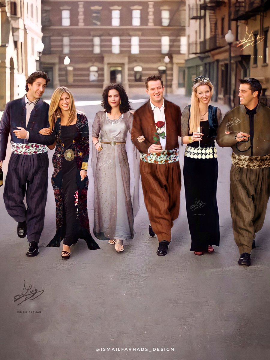 ismailfarhads's tweet photo. F.R.I.E.N.D.S in Kurdish Clothes ! https://t.co/eFoKhDNDFH