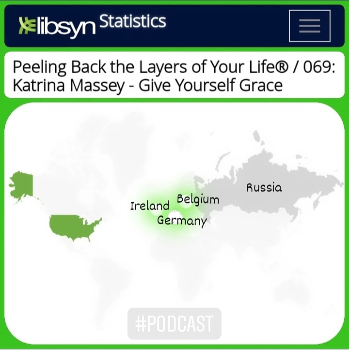 EnerPeaceCreat1's tweet photo. LISTENERS FROM IRELAND, GERMANY, RUSSIA AND BELGUIM HAVE ALREADY LISTENED!!!

@AKatrinaMassey episode is making it's way across the globe on my Peeling Back the Layers of Your Life® podcast.

https://t.co/vAC06T33E0

#podcast #fridaymorning 
#podcasting #inspiration #inspire https://t.co/L8tzUor4c7