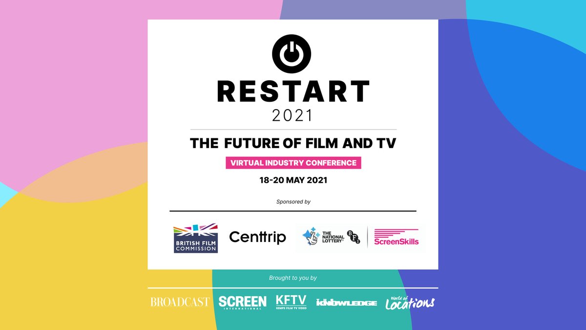 centtrip's tweet image. We are sponsoring the Restart Conference 2021! Our Director of Film, Music and Entertainment, Simon Liddell, will be speaking on ‘Keeping Control of your Production Budget’ with Centtrip. Find out more #film #tv #restart @Screendaily  restartconference.com/programme
