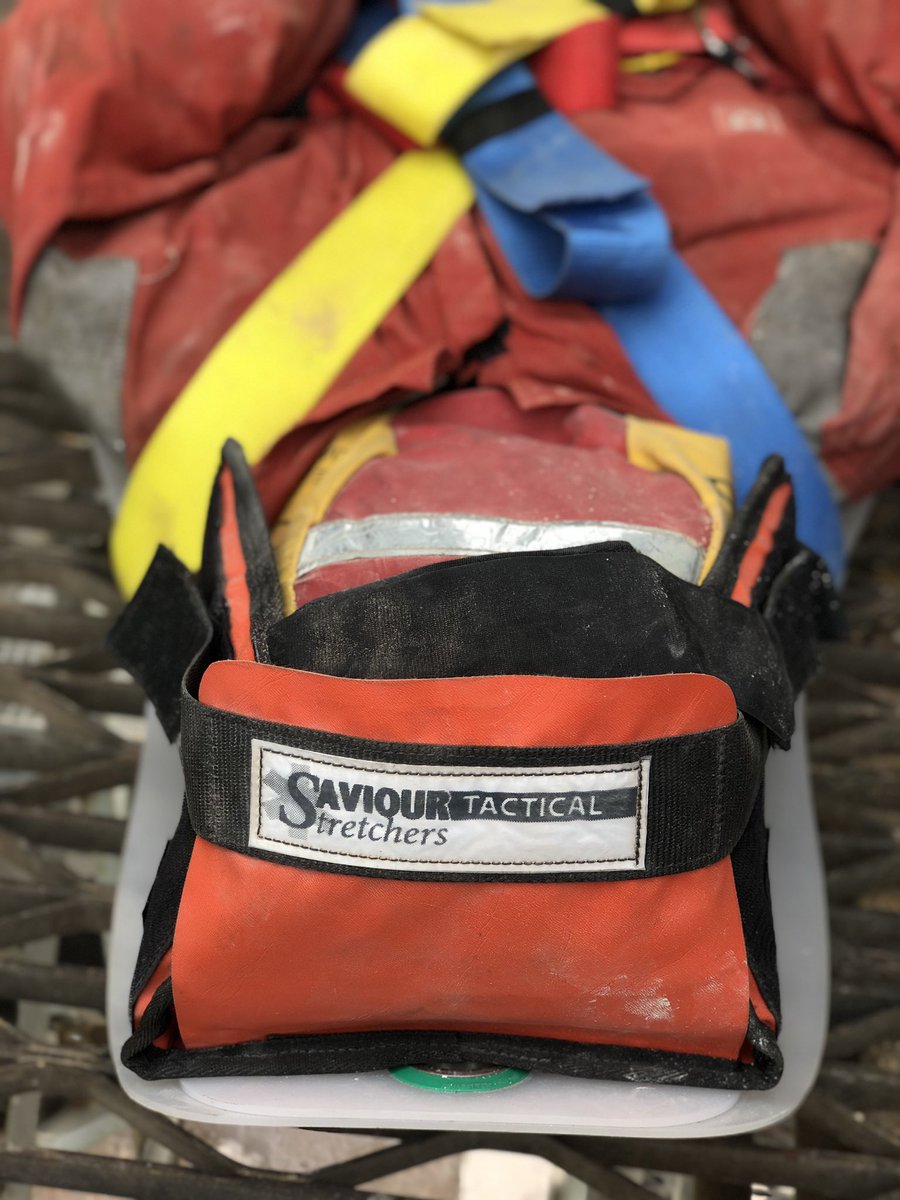 Great morning training with the <a href="/SaviourMedical/">Paul Savage OBE</a> #RESCUE stretcher.. more information to follow
