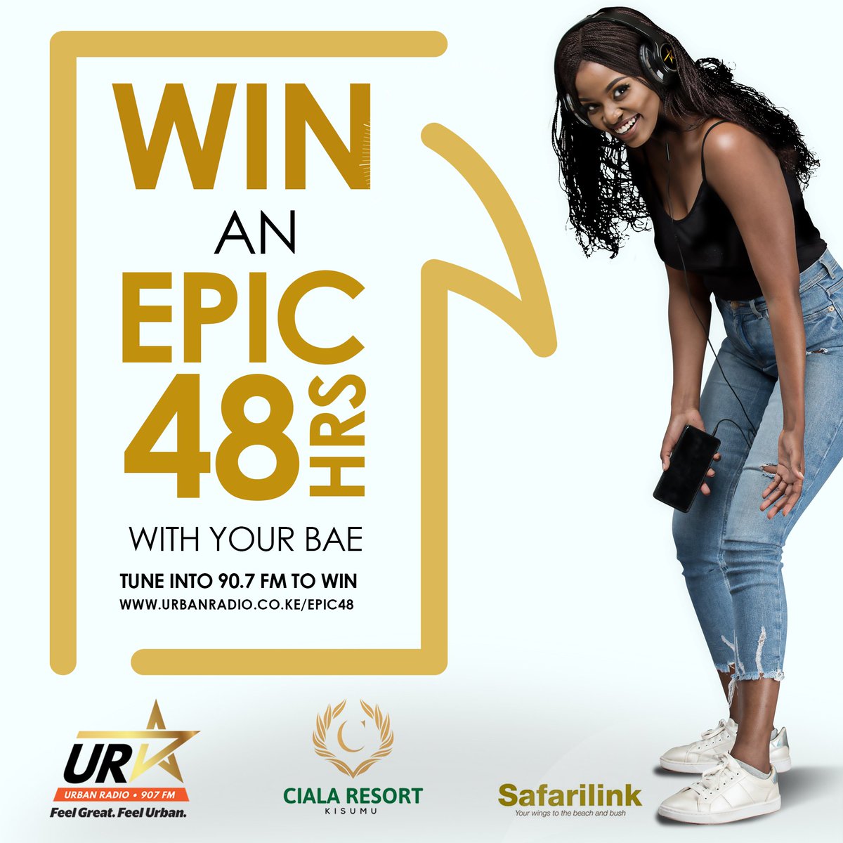 Registrations for EPIC48 close at midnight on Sunday 16 May. Don't miss out on this chance to win the best 48hours money cannot buy courtesy of us. Head over to urbanradio.co.ke/epic48 now. It's about to be EPIC! @Flysafarilink @KisumuCiala