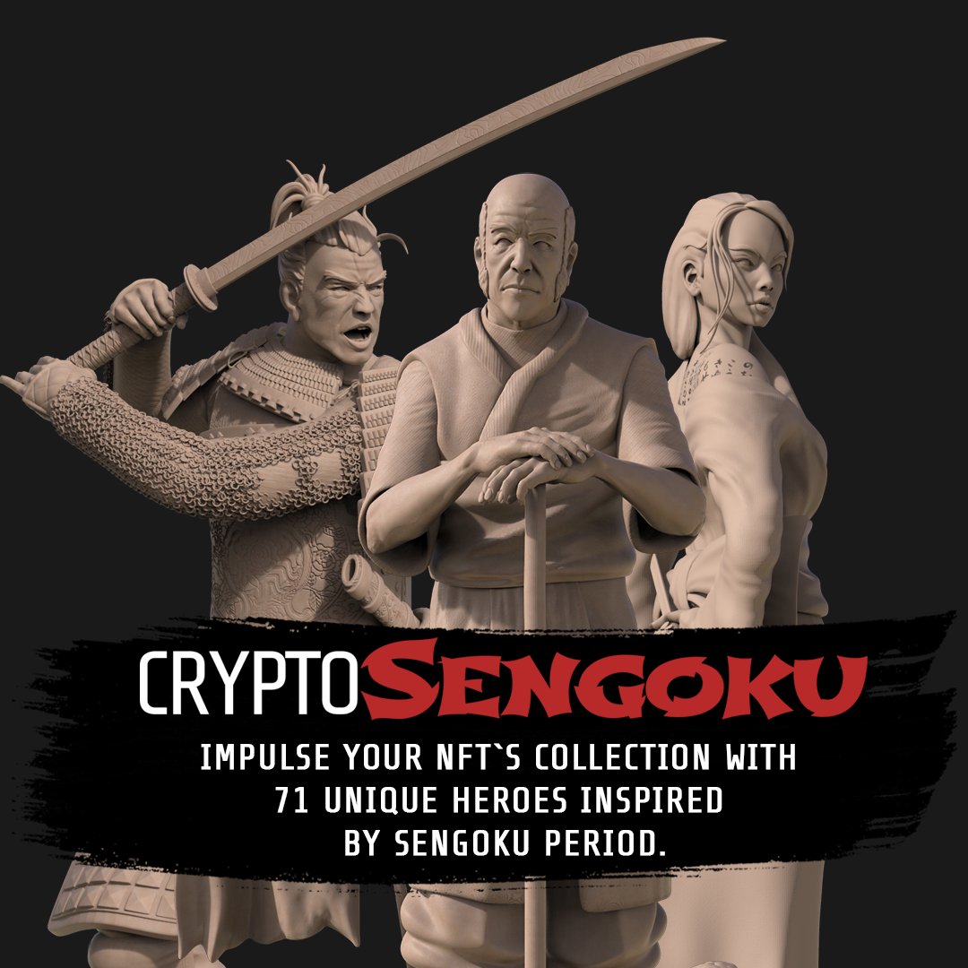 CryptoSengoku's tweet photo. The Sengoku period was one of the cruelest periods in Japanese history.

Emperor, Shogun, Daimyos, Samurais, Ninjas, Spies, Rebels. All against all.

#CryptoSegoku project has been inspired by those events through historical characters that marked that period.

#nft #NFTCommunity https://t.co/RlapWw8ifZ