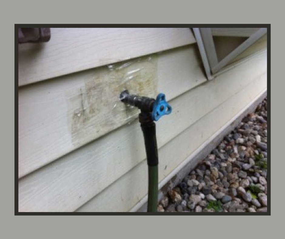 That tape should keep things tight for a while. 🤣

#itscrazyphotofriday

Avoid this kind of problem. Inspect before you invest! 

Let us help you with your home inspection!
☎️ (425) 985-3289