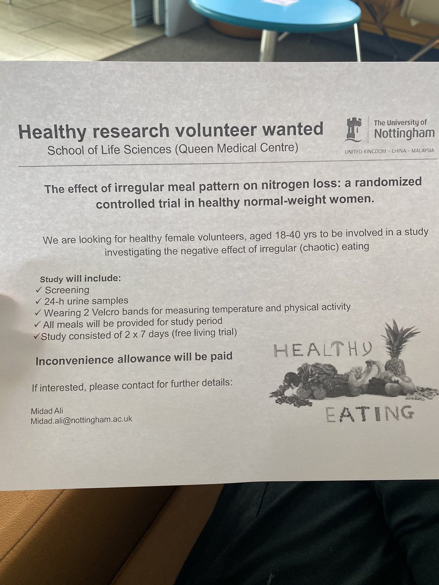 Volunteers needed for a research project. Contact info at the bottom. Midad is struggling to find participants and has lost a lot of lab time due to COVID so please help her out if you can!