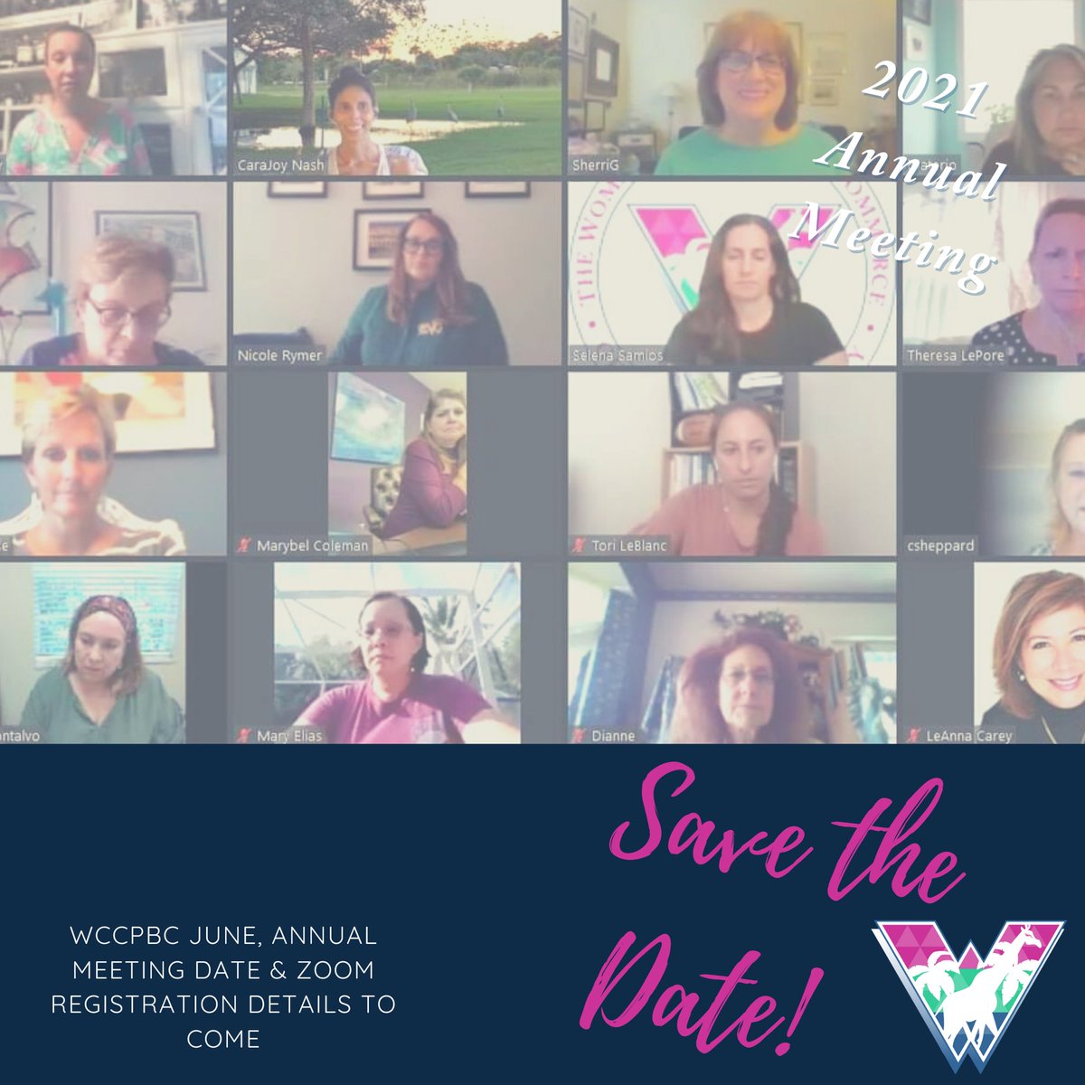 𝗜𝘁'𝘀 𝘁𝗵𝗮𝘁 𝘁𝗶𝗺𝗲 𝗼𝗳 𝘆𝗲𝗮𝗿 𝗮𝗴𝗮𝗶𝗻...Annual Meeting, 6/2021. 𝘔𝘰𝘳𝘦 𝘥𝘦𝘵𝘢𝘪𝘭𝘴 𝘵𝘰 𝘧𝘰𝘭𝘭𝘰𝘸⁣
⁣
#palmbeachcounty   #WCCPBC⁣
#shestuckherneckout #SheOwnsIt  #wccpbc⁣ #empower⁣
 #WomenOwnedBusiness #marketing #womeninbusinesssupport⁣
#westpalmbeach