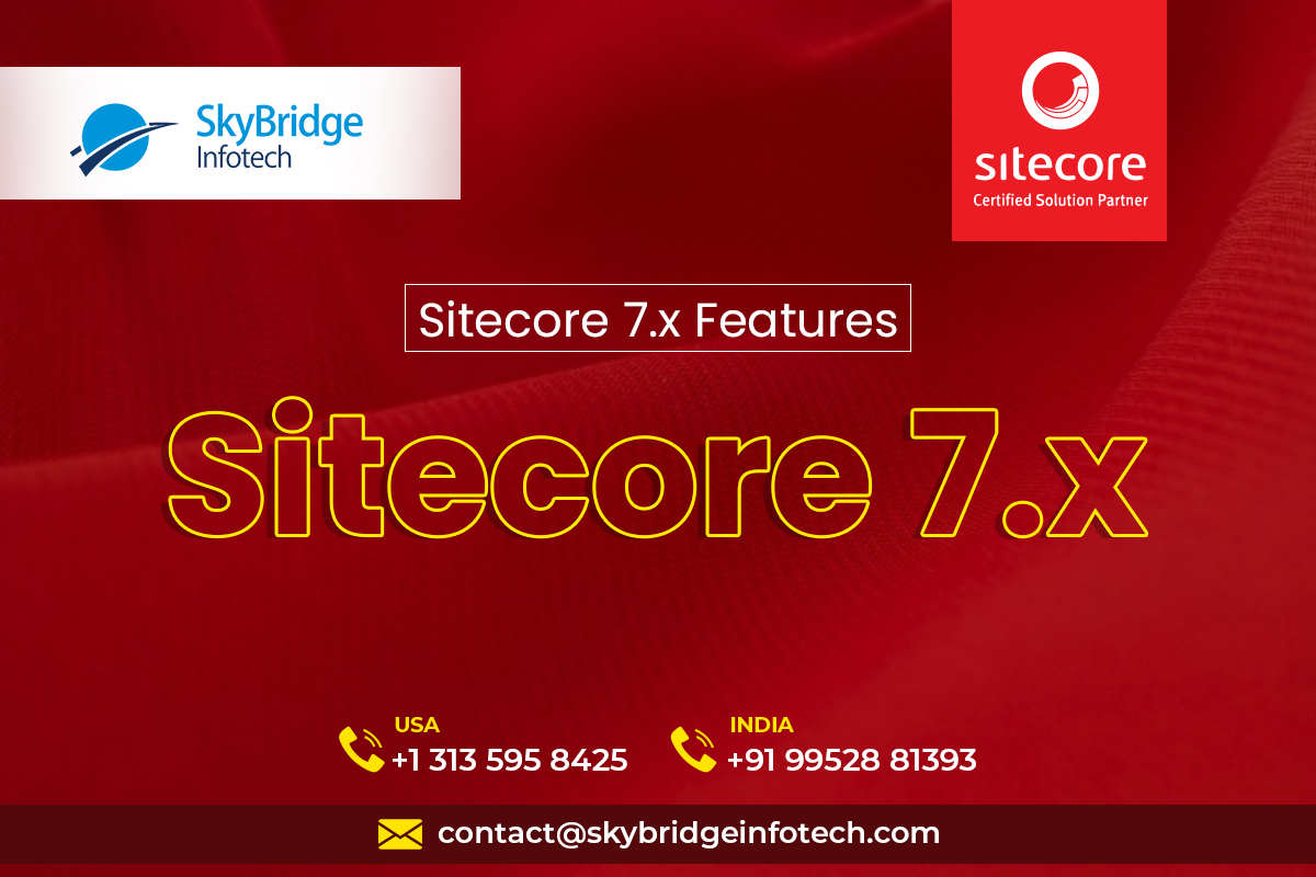 skybridge4's tweet image. Sitecore 7.x merely had major focusing on improving the analytical and experience data improvements. Especially Sitecore 7.2 and 7.5 have massive updates in content, analytics, and experience scalability.
skybridgeinfotech.com

#sitecorefeatures #sitecore6 #sitecore7