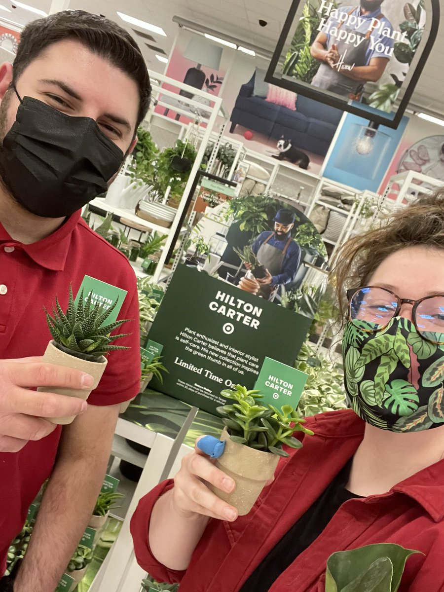 We’re so excited, we wet our plants!! 🌿🪴Today we officially welcome <a href="/hiltoncarter/">Hilton Carter</a> to the <a href="/Target/">Target</a> family! #HiltonCarterxTarget #Sayville