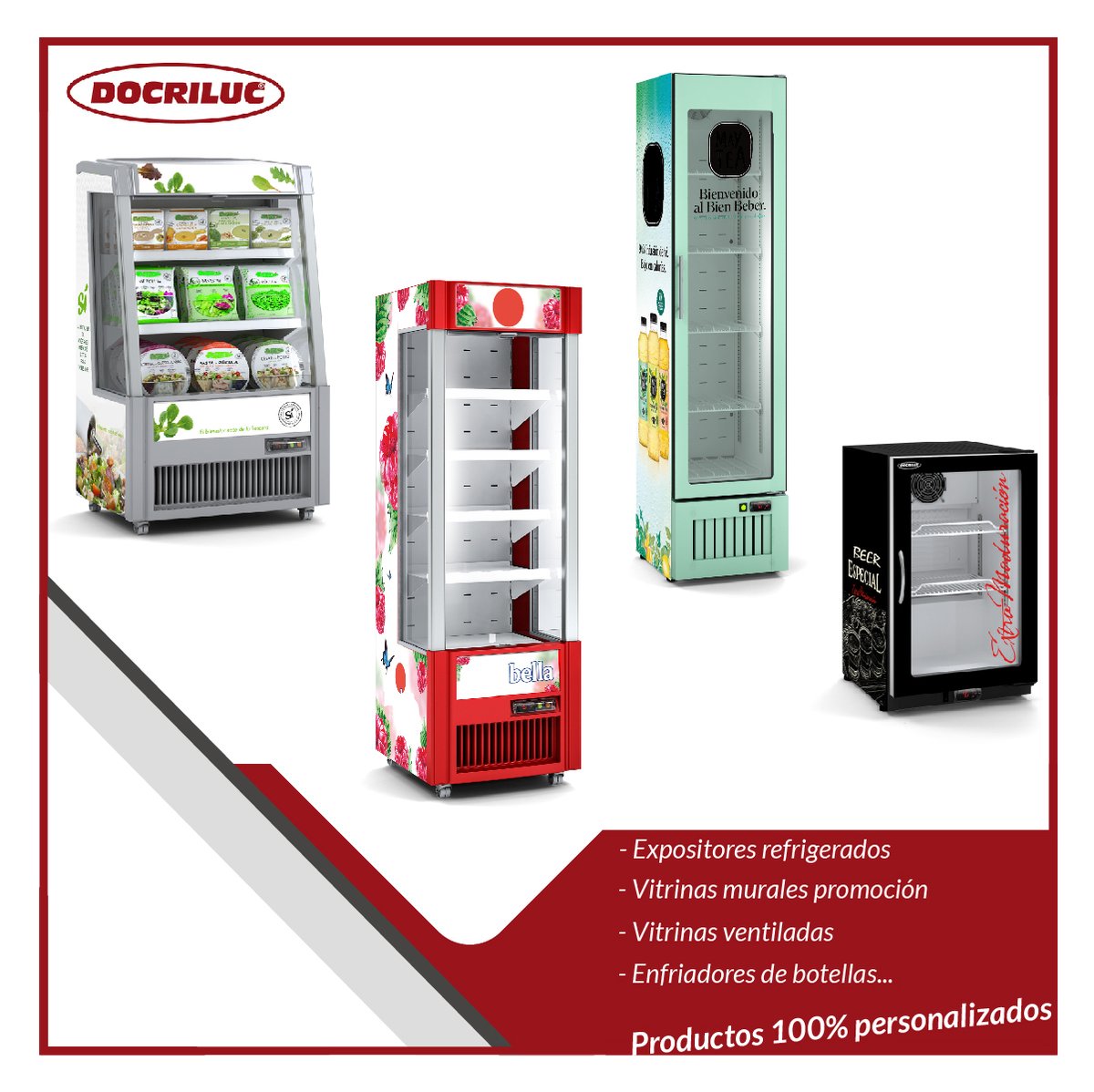 Disponemos de una gama de equipos específicos para incentivar las campañas de branding y lanzamiento de novedades.

We have a range of specific equipment to encourage branding campaigns and launching novelties.