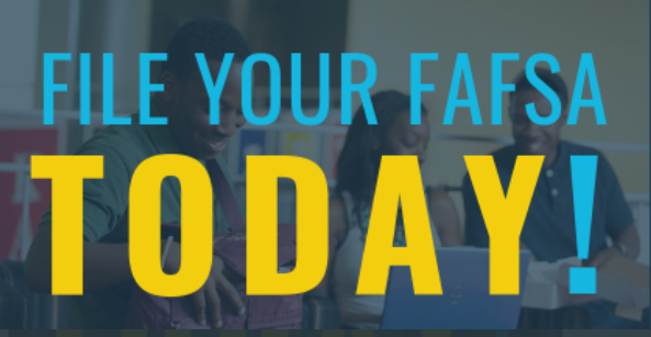 PFWFinAid's tweet photo. File your FAFSA by midnight tomorrow!  Or sooner! https://t.co/rr49HaetNl