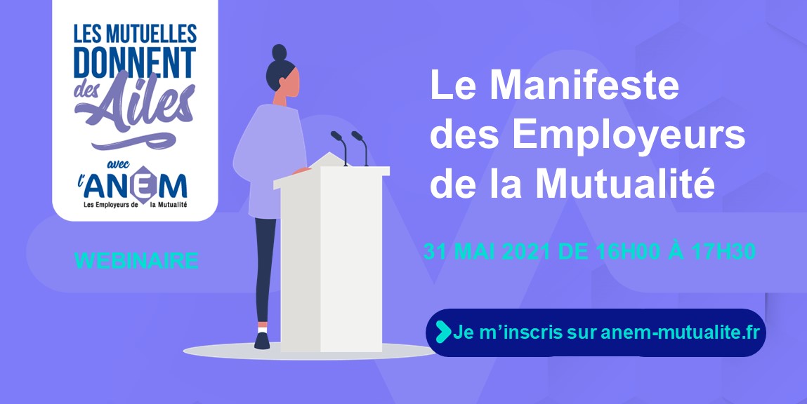 🗓️L'<a href="/AnemMut/">ANEM</a> dévoile son Manifeste des Employeurs de la Mutualité lundi 31 mai de 16h00 à 17h30 🚀"Les #mutuelles donnent des Ailes". Webinaire animé par <a href="/MPLeBreton/">Marie-Pierre Le Breton</a>, Présidente de l'ANEM, et <a href="/ericgexcollet/">Eric Gex-Collet</a>, Vice-Pdt et pilote du projet. Inscription ici➡️anem-mutualite.fr/s-inscrire-web…