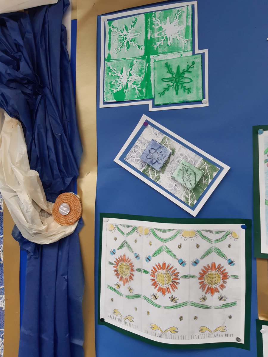 Our lovely Year 5s have been looking at the Victorians - check out these William Morris inspired prints! 🤩