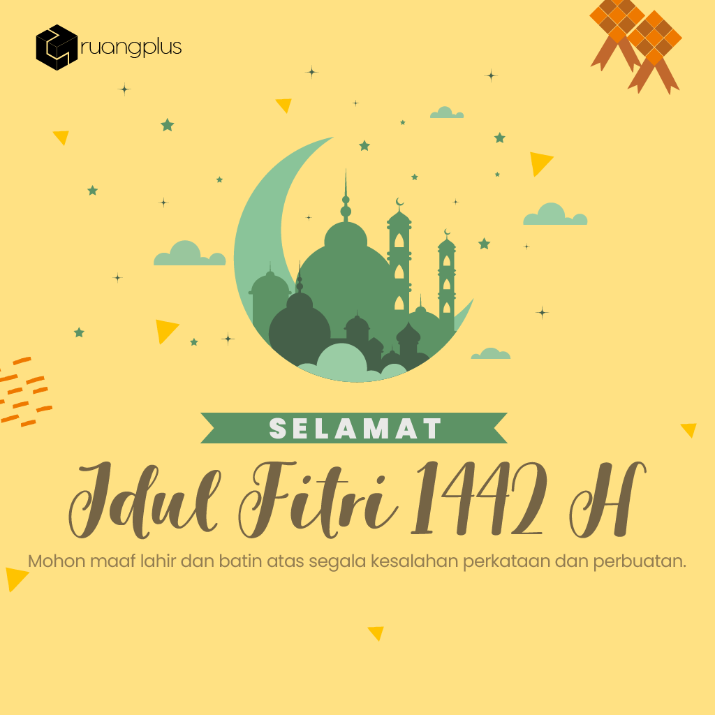 ruangplus's tweet photo. Segenap tim Ruangplus mengucapkan mohon maaf lahir dan batin 🙏🏻
-
-
-
#idulfitri #idulfitri2021 #eidmubarak https://t.co/SAhTNGN7xv