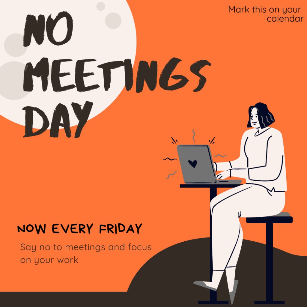lockley_leeanne's tweet image. #NoMeetingFridays gives me:

1. Time to reflect on my week
2. Time to slow down to get the best of my weekend and
3. Allows me to catch up on my ‘to do’ list 

Be self regulated 📔🗓

#QITwitter #QIFriday