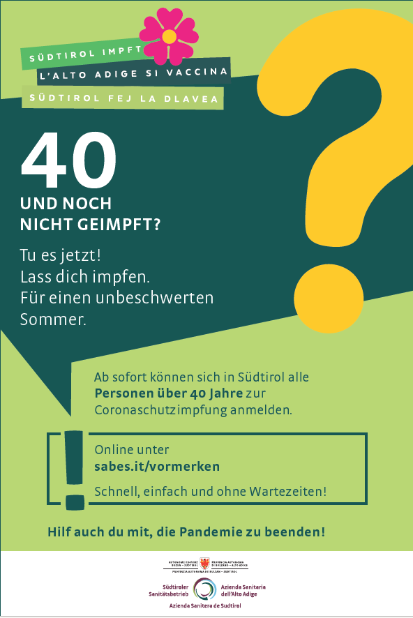 Mit 40 wird der Tiroler g'scheiter, heißt es. Hoffentlich! :-)