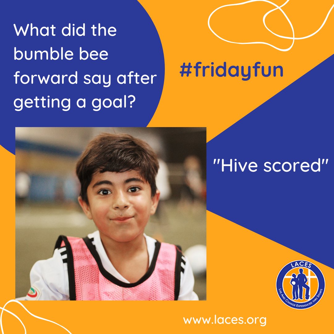 Are you ready for the weekend? We are! And we just wanted to take the time to give you a few laughs. Happy Friday!

#lacesstrong #fridayfun #flashbackfriday #laces #havefun #happyfriday #tgif #laughter #soccerjokes #soccer #instadaily #instagood