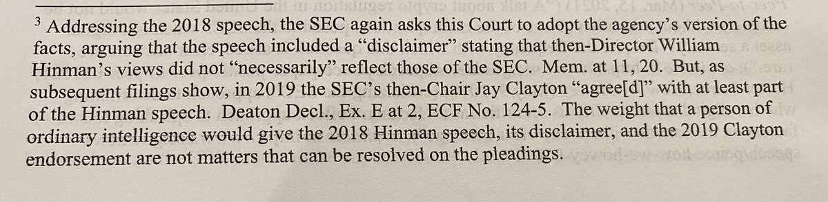 JohnEDeaton1's tweet photo. Glad evidence that #XRPHolders submitted to the Court is helping to bring out the truth.

@Ripple is citing the 2019 letter by Clayton that’s part of the Deaton Declaration filed with our motion. 

I call it “our motion” because the Clayton letter I used was shared by #XRPHolders https://t.co/JDYznc2HyM