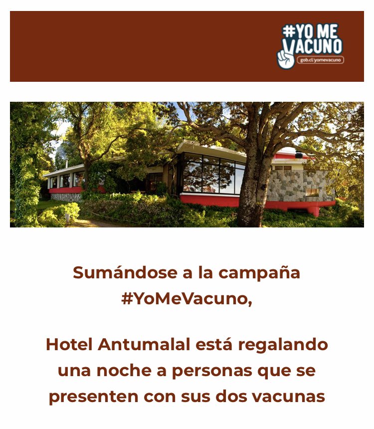 Isabel Velasco (@isabelvcl) on Twitter photo Grande <a href="/HotelAntumalal/">Hotel Antumalal</a> 🙌 brillante idea para apoyar a la industria hotelera y salvarle la vida a los chilenos <a href="/urgenciologascl/">urgenciologaschile</a> <a href="/UrgenciaUC/">Urgencia UC</a> <a href="/HotelerosChile/">Hoteleros de Chile</a> Grande <a href="/HotelAntumalal/">Hotel Antumalal</a> 🙌 brillante idea para apoyar a la industria hotelera y salvarle la vida a los chilenos <a href="/urgenciologascl/">urgenciologaschile</a> <a href="/UrgenciaUC/">Urgencia UC</a> <a href="/HotelerosChile/">Hoteleros de Chile</a>