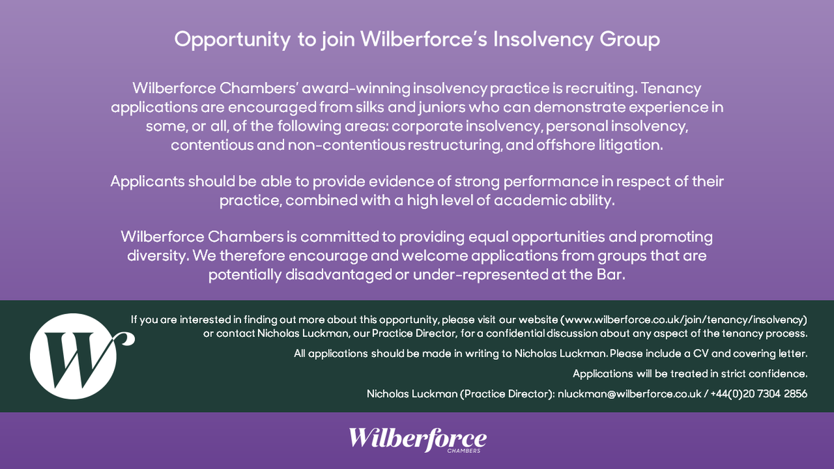 Wilberforce Chambers tweet media